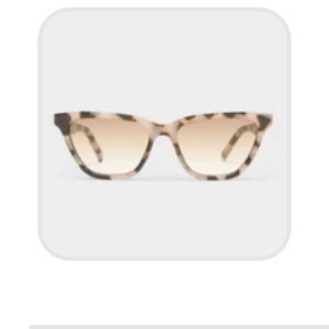 Le Specs Tortoise Shell Cat-Eye Sunglasses